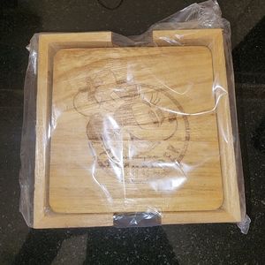 Disney's drink coaster.